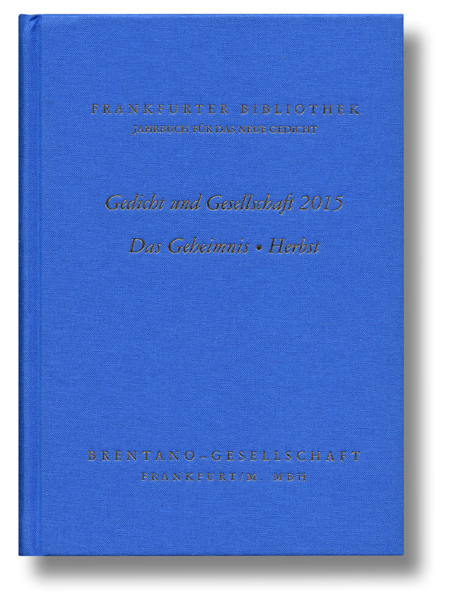 Cover 'Jahrbuch für das neue Gedicht'
